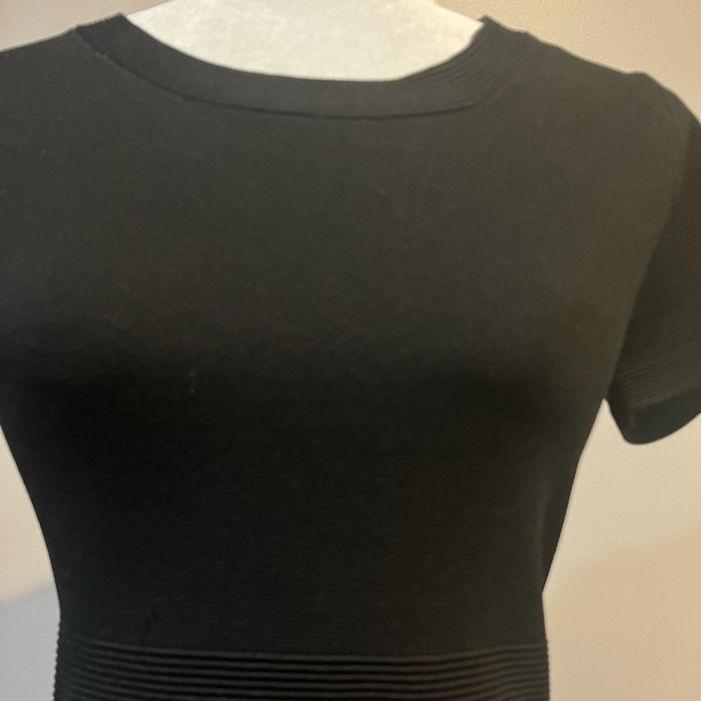 Aqua little black swirl dress - Picture 7 of 16